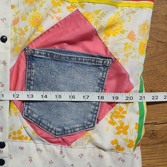 Handmade quilted denim jacket - Picture 5 of 5